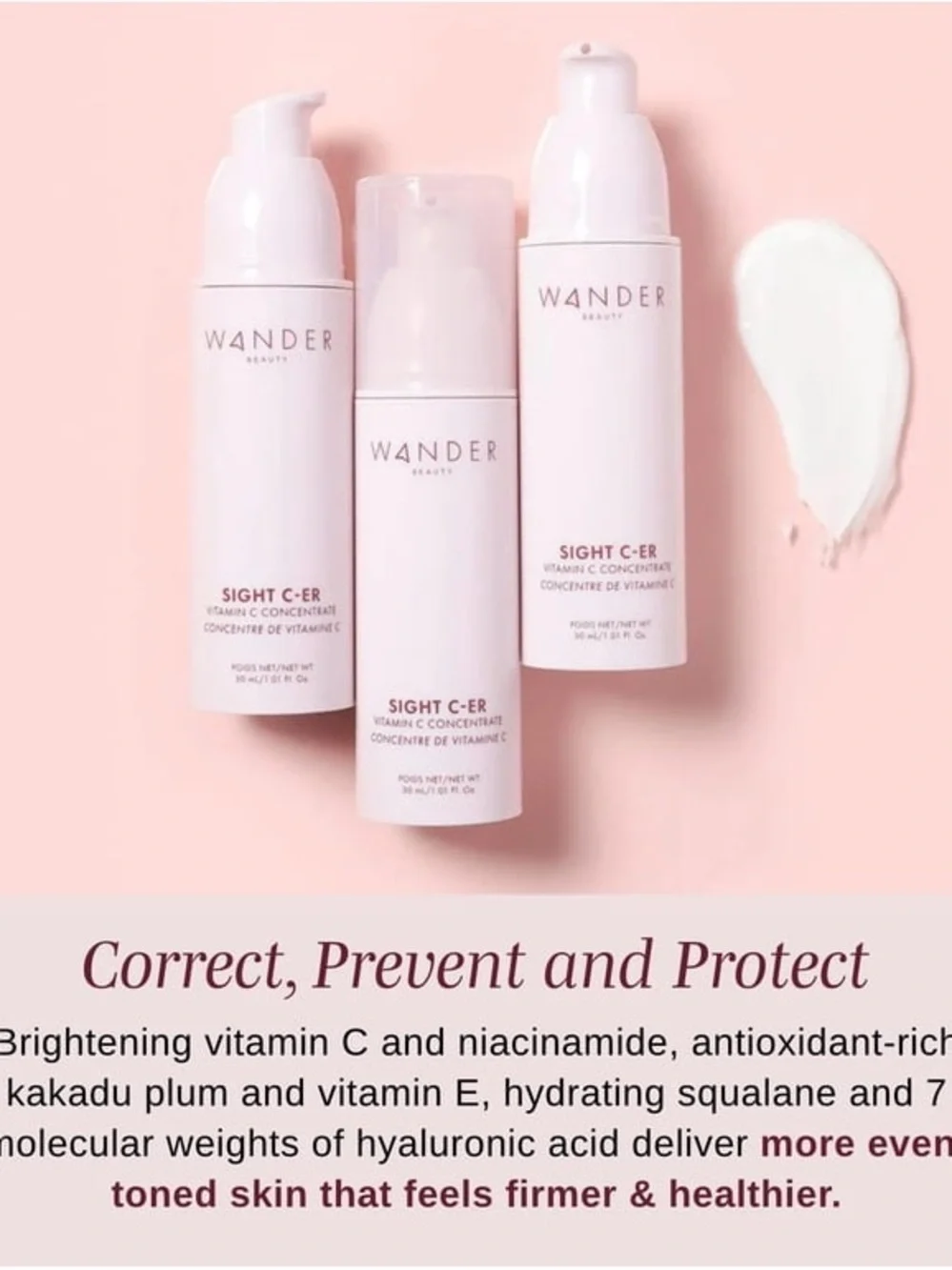 (1) Wander Beauty Sight C-ER Vitamin C Concentrate BNIB!
